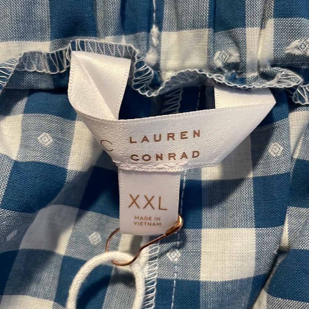 NWT LC Lauren Conrad Smocked Waist Pull-On Shorts. XXL - Picture 8 of 9